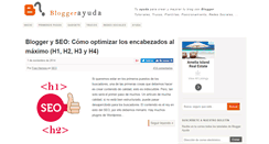 Desktop Screenshot of bloggerayuda.com