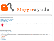 Tablet Screenshot of bloggerayuda.com
